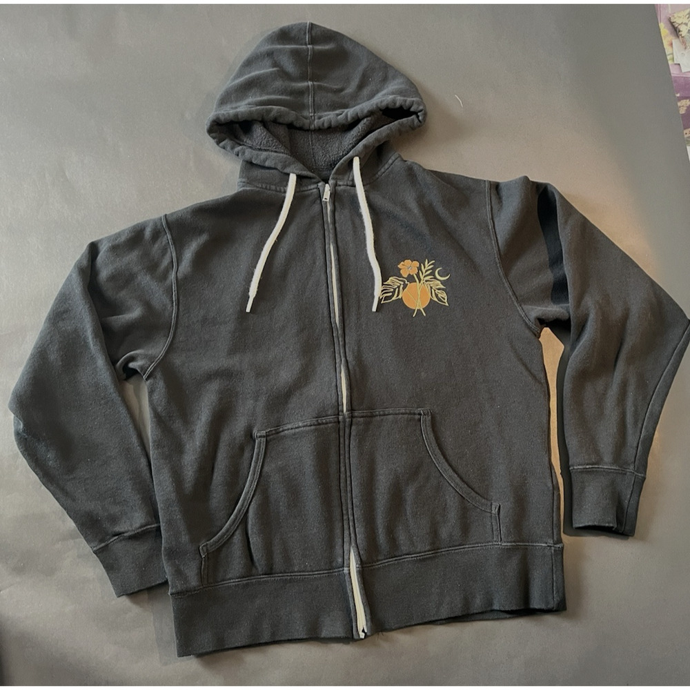 Tillery Street Plant Co Austin Texas Nursery Magic Logo Black Hoodie Small AS IS